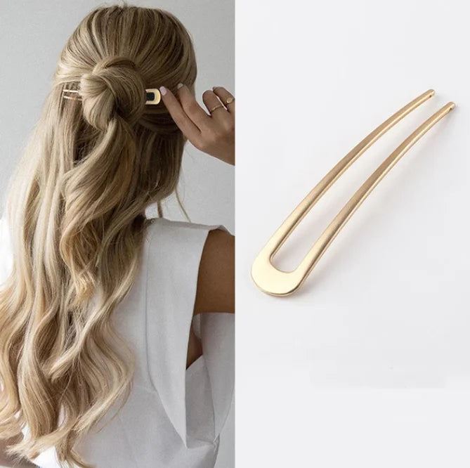 Pearl U-Shaped Hairpin Set