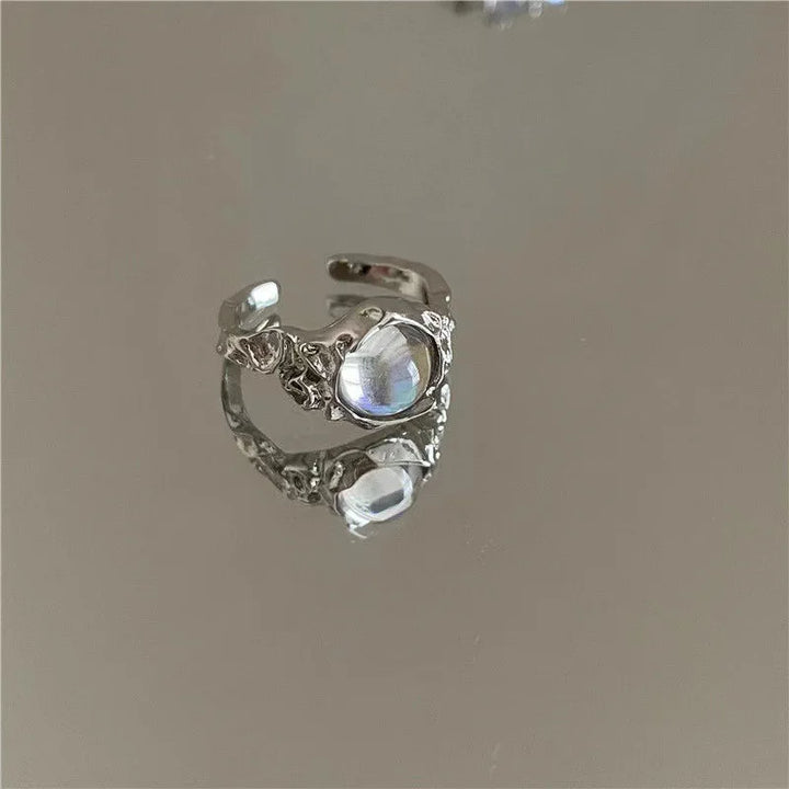 Silver Cubic Zirconia Snake Ring