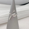 925 Sterling Silver Geometric Handmade Ring for Women