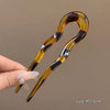 Retro Black U-Shaped Hairpin