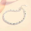 Silver XO Chain Bracelet