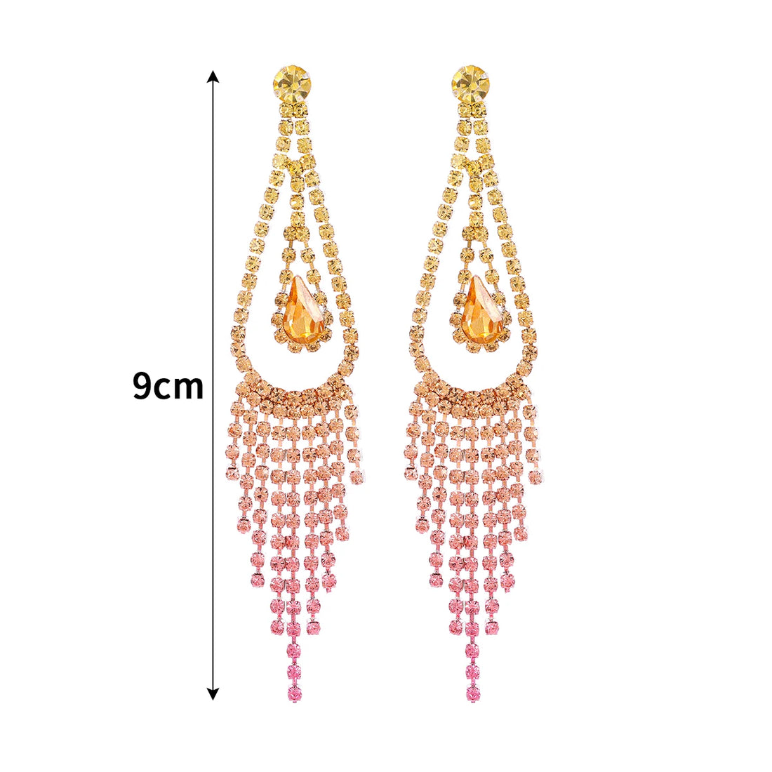 Luxury Shiny Rhinestone Earrings