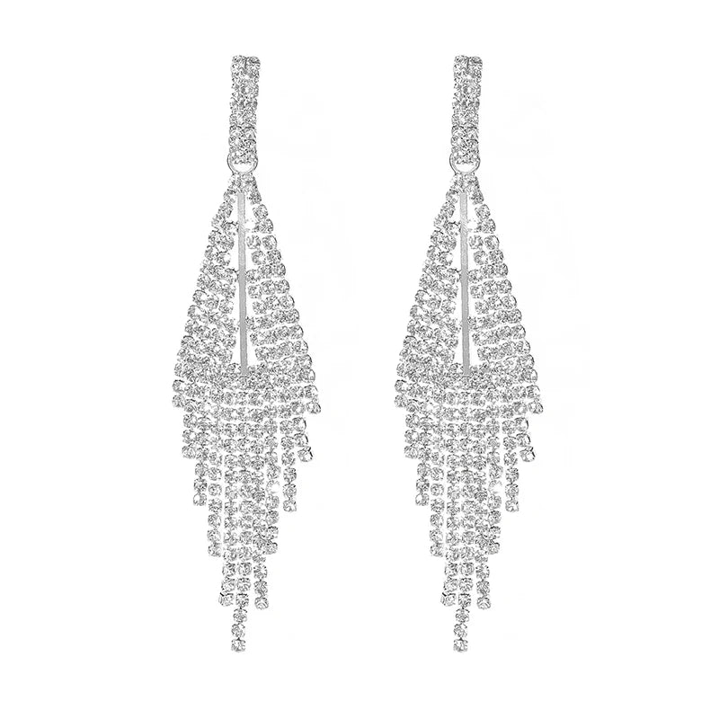 Luxury Shiny Rhinestone Earrings