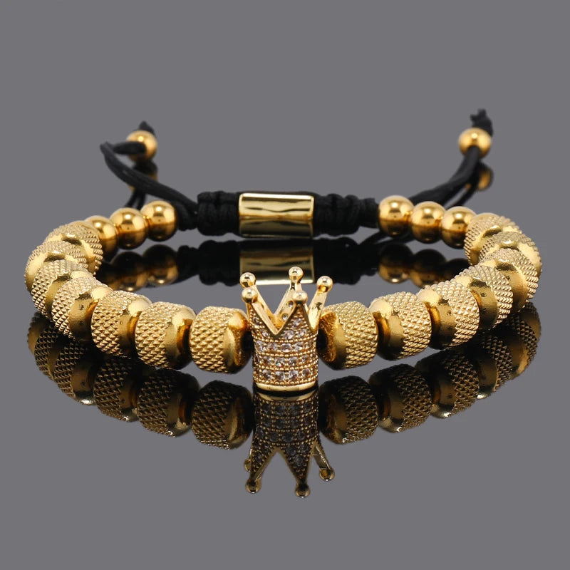 Luxury Crown Beaded Bracelet