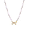 Coquette Pearl Heart Pendant Necklace