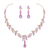 Gold Crystal Bridal Jewelry Set