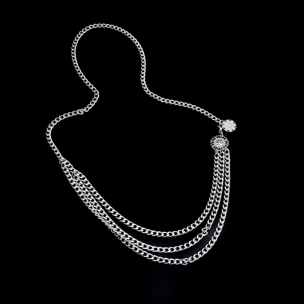 Luxury Alloy Waist Chain Jewelry