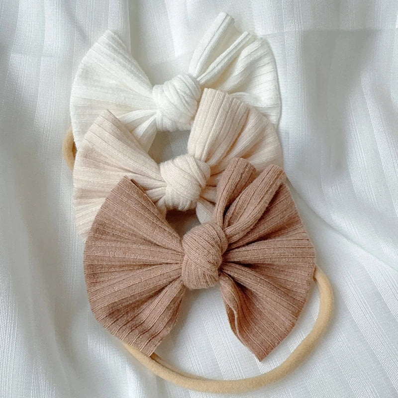 Baby Girl Bow Headband Set