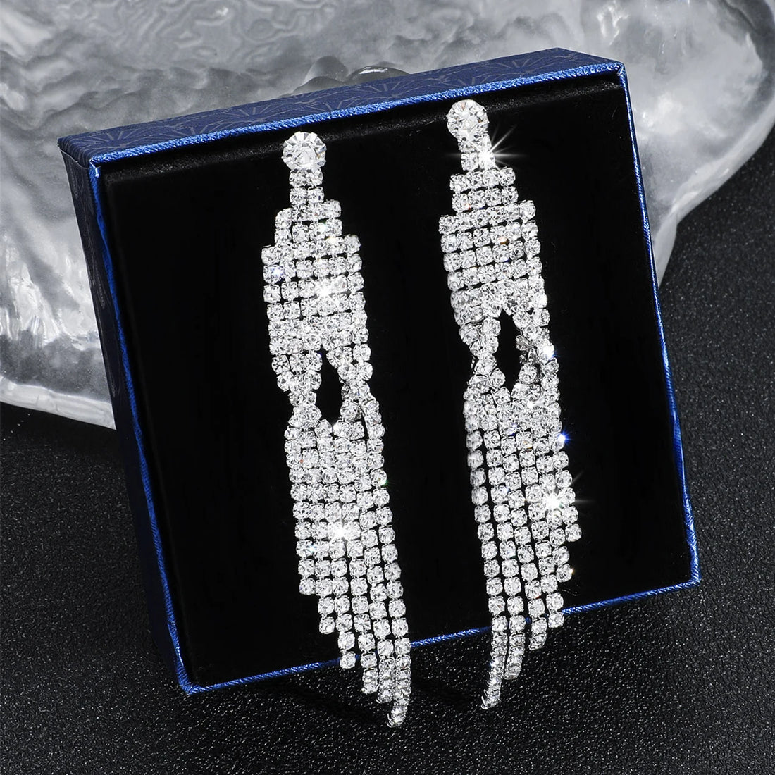 Luxury Shiny Rhinestone Earrings