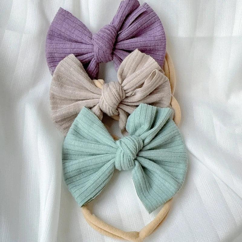 Baby Girl Bow Headband Set