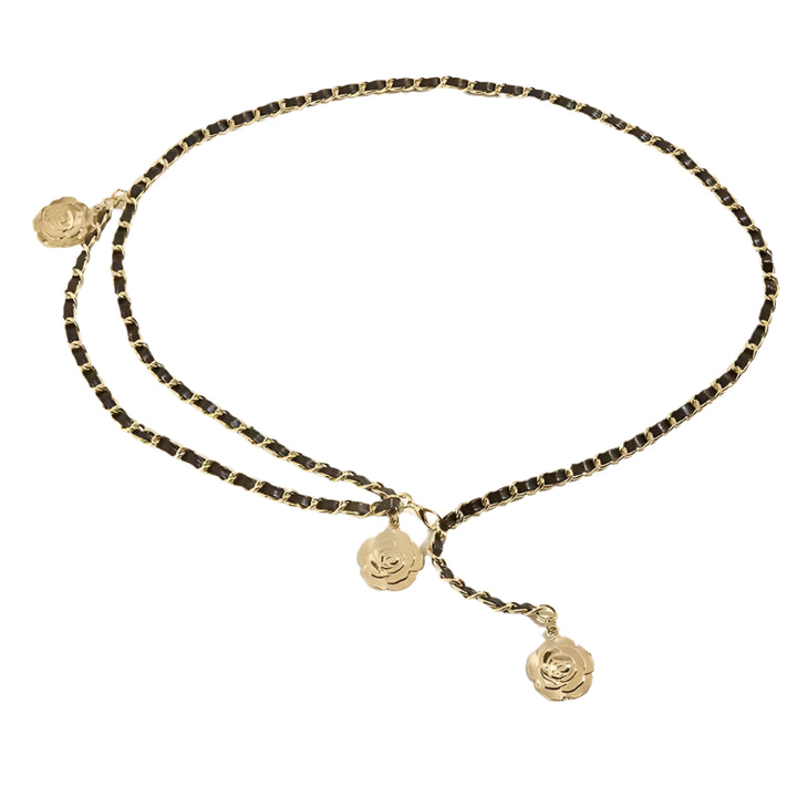 Luxury Camellia Flower Waist Chain