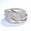 Luxury Rose Gold Two-Tone Ring