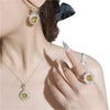 Luxury Crystal Zircon Jewelry Set