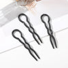 Black Metal Hair Curler Claw Comb