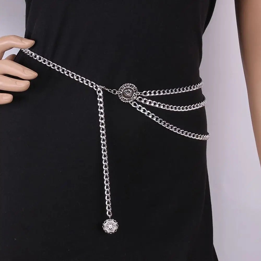 Ethnic Style Sunflower Waist Chain