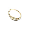 Dainty Minimalist Gold Stacking Ring