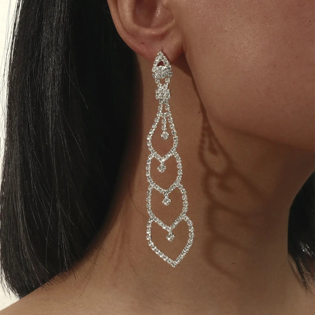 Luxury Shiny Rhinestone Earrings