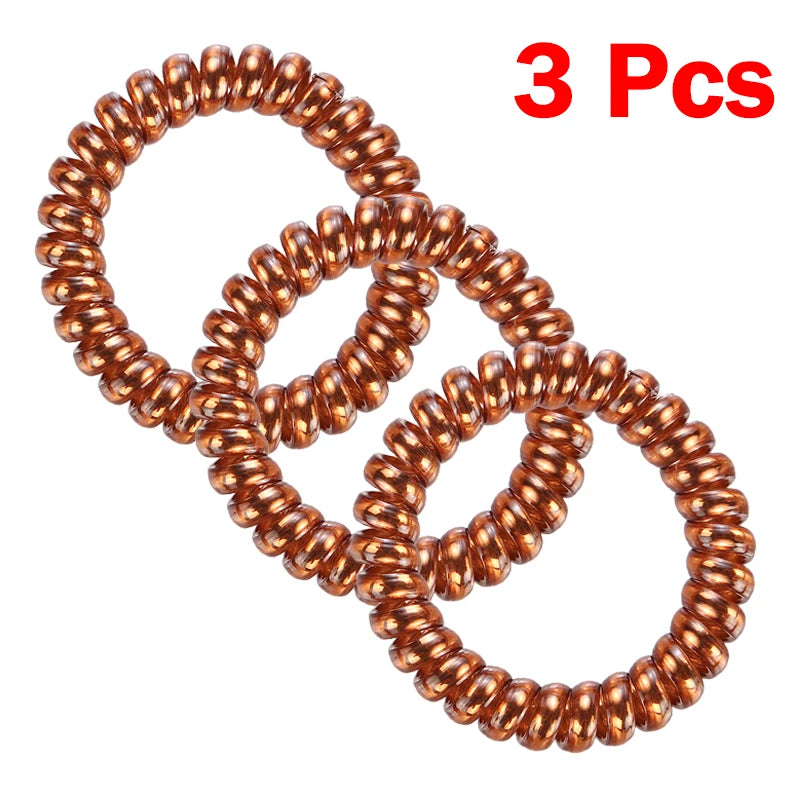 Spiral Coil Hair Ties Set