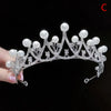 Silver Crystal Rhinestone Tiara