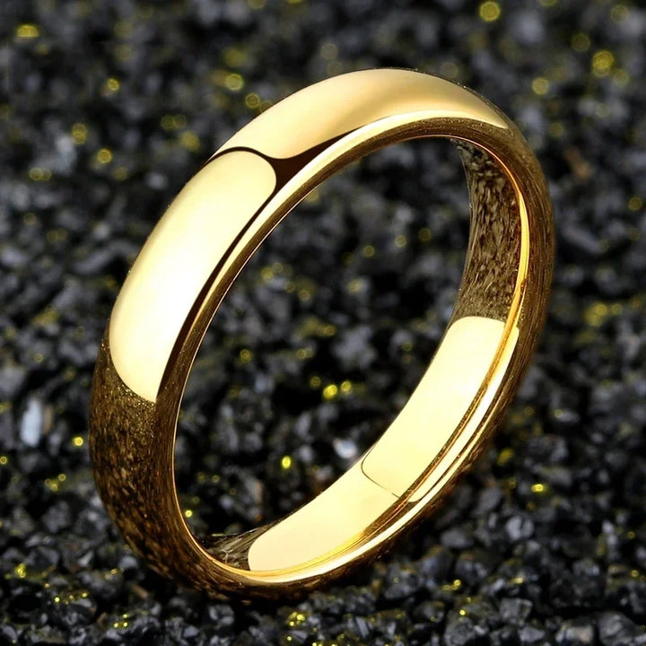 Stainless Steel Cambered Geometric Ring