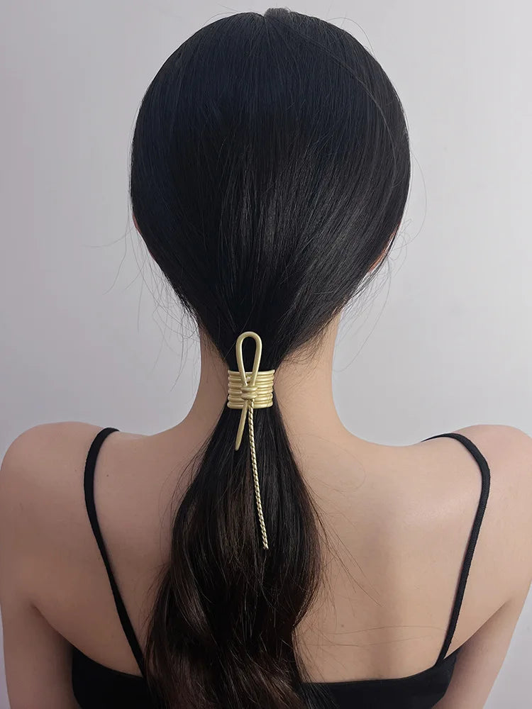 Fashion Irregular Metal Bow Hair Claw