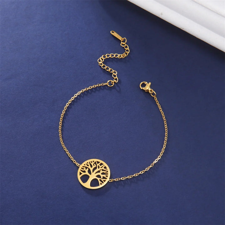 Gold Tree of Life Bracelet