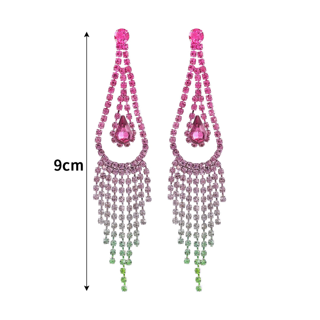 Luxury Shiny Rhinestone Earrings