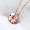 Clover Heart Pendant Necklace for Women - Lucky Jewelry Gift