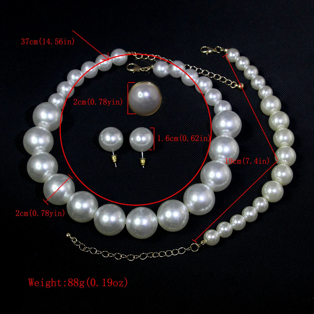 Vintage Pearl Jewelry Set