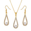 Gold Plated Pearl Necklace Set