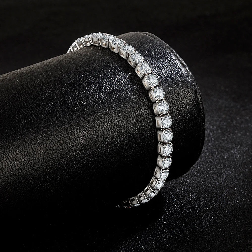 Silver Zirconia Tennis Bracelet