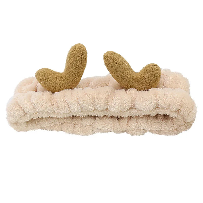 Soft Coral Fleece Bow Headband