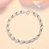 Silver XO Chain Bracelet