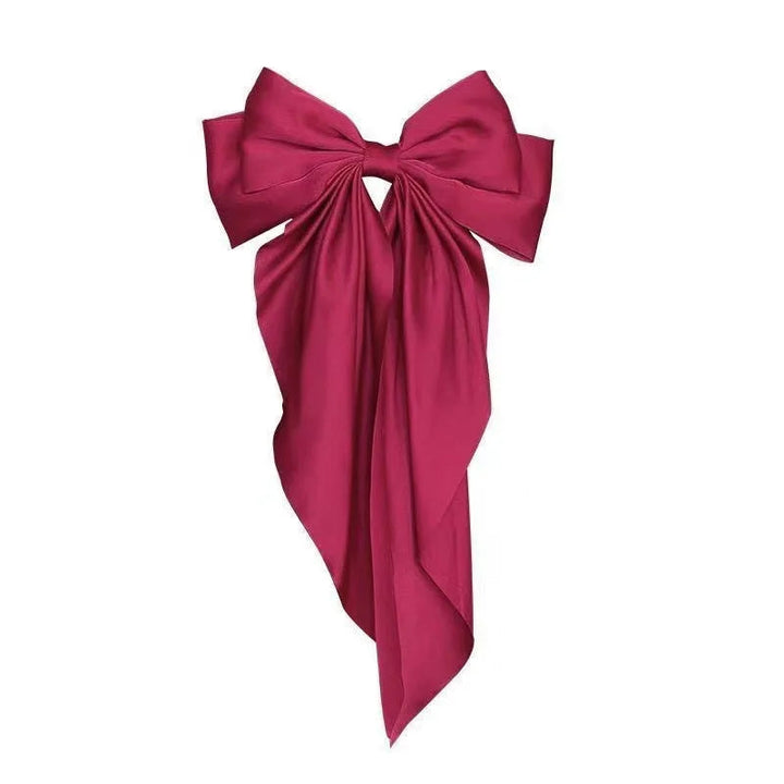 Large Chiffon Bow Hairpin