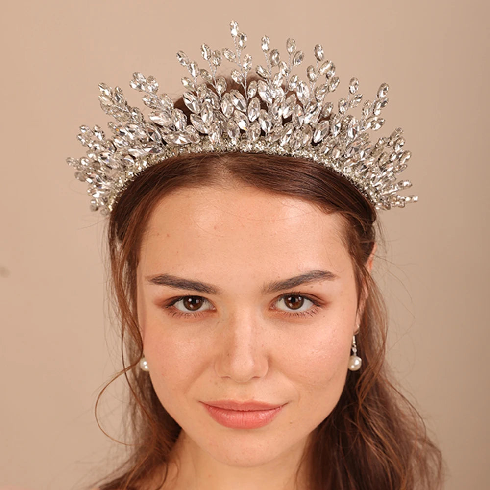 Luxury Rhinestone Bridal Crown