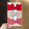 Baby Girl Bow Headband Set