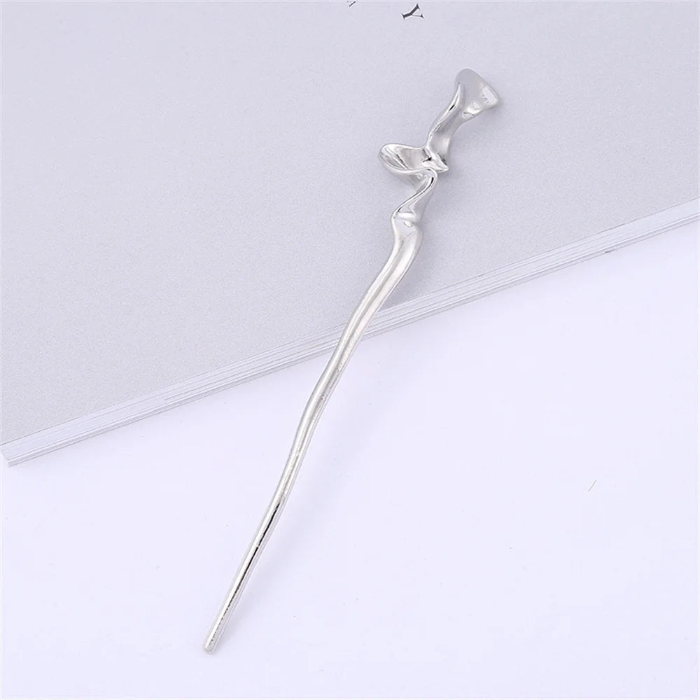 Chinese Gold Metal Clouds Hairpin