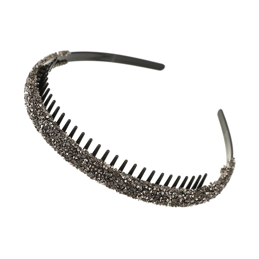 Rhinestone Hair Hoops Bands Women