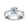 Gold Plated Moissanite Ring