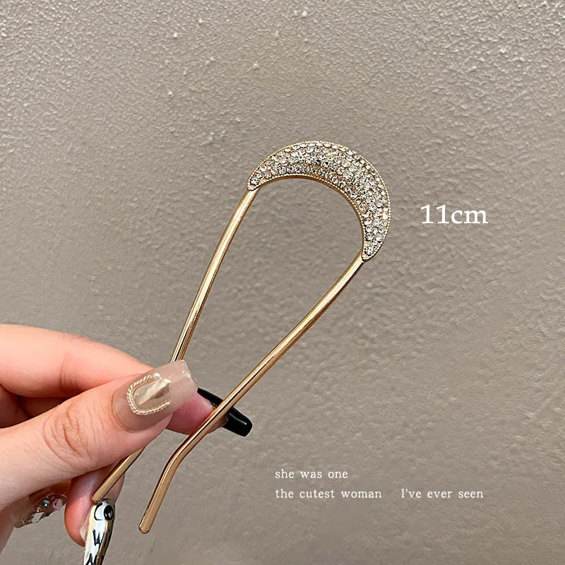 Pearl U-Shaped Hairpin Set