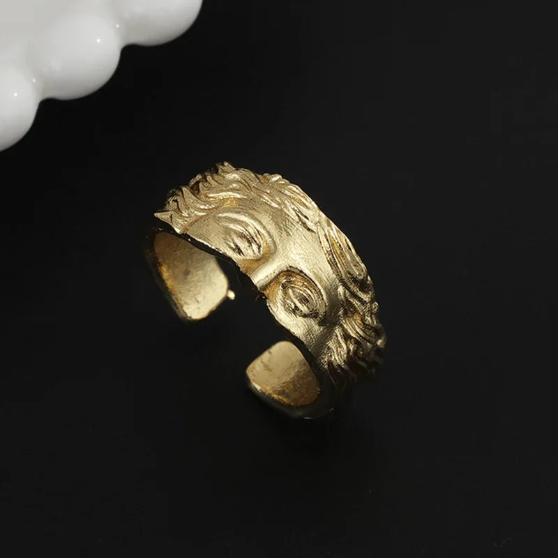 Venus Half Face Adjustable Ring