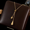 Trendy 316L Stainless Steel Water Drop Pendant Necklace for Women