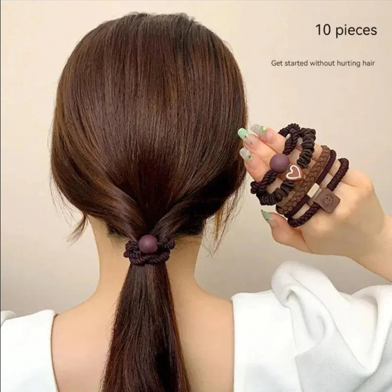 Women's High Elasticity Hair Ring Set