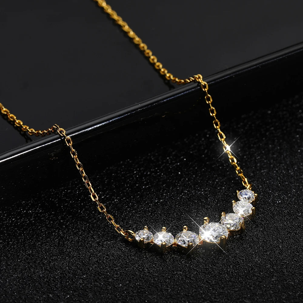 Moissanite Pendant Necklace