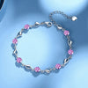 Luxury Silver Zircon Bracelet