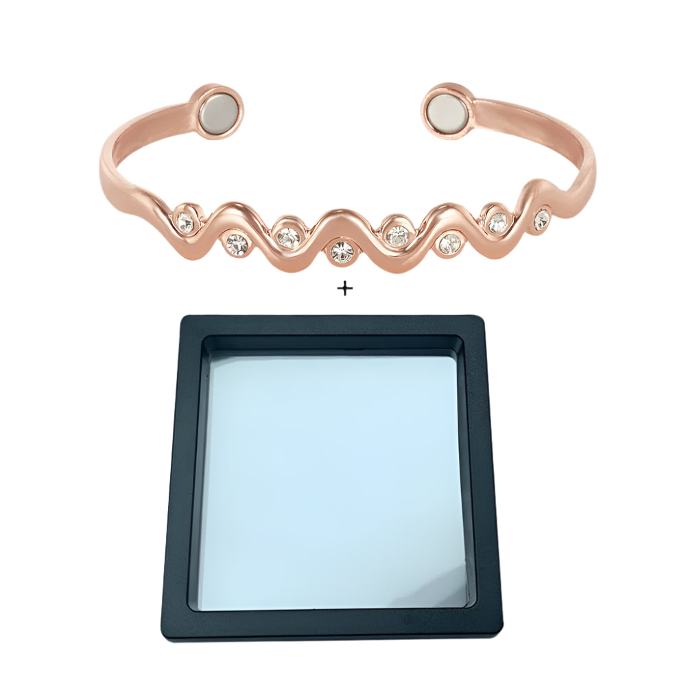 Magnetic Copper Zirconia Bracelet