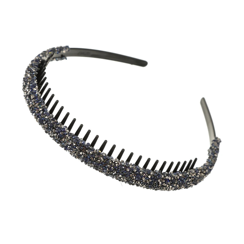 Rhinestone Hair Hoops Bands Women