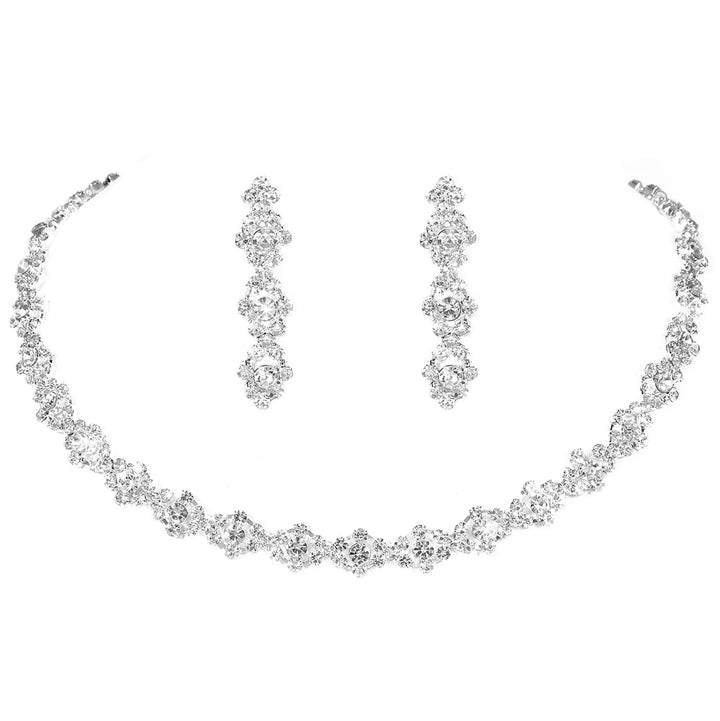 Bride Crystal Rhinestone Jewelry Set