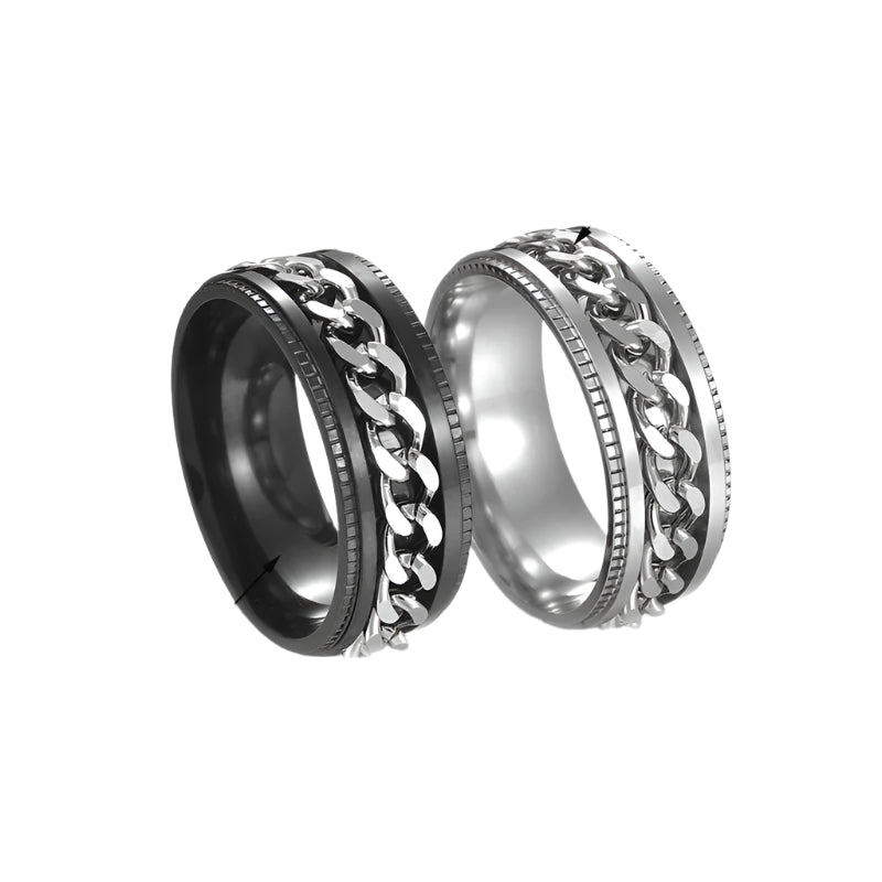 Cool Stainless Steel Spinner Ring