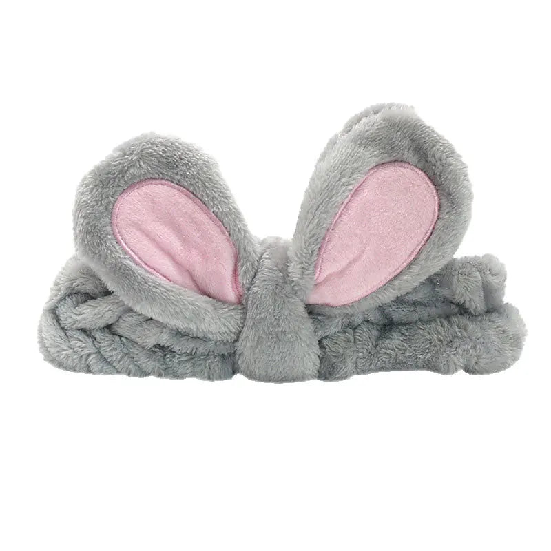 Soft Coral Fleece Bow Headband